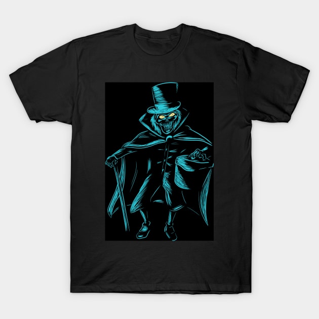 Hatbox Ghost T-Shirt by Black Snow Comics